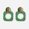 Boucles Polka Vert